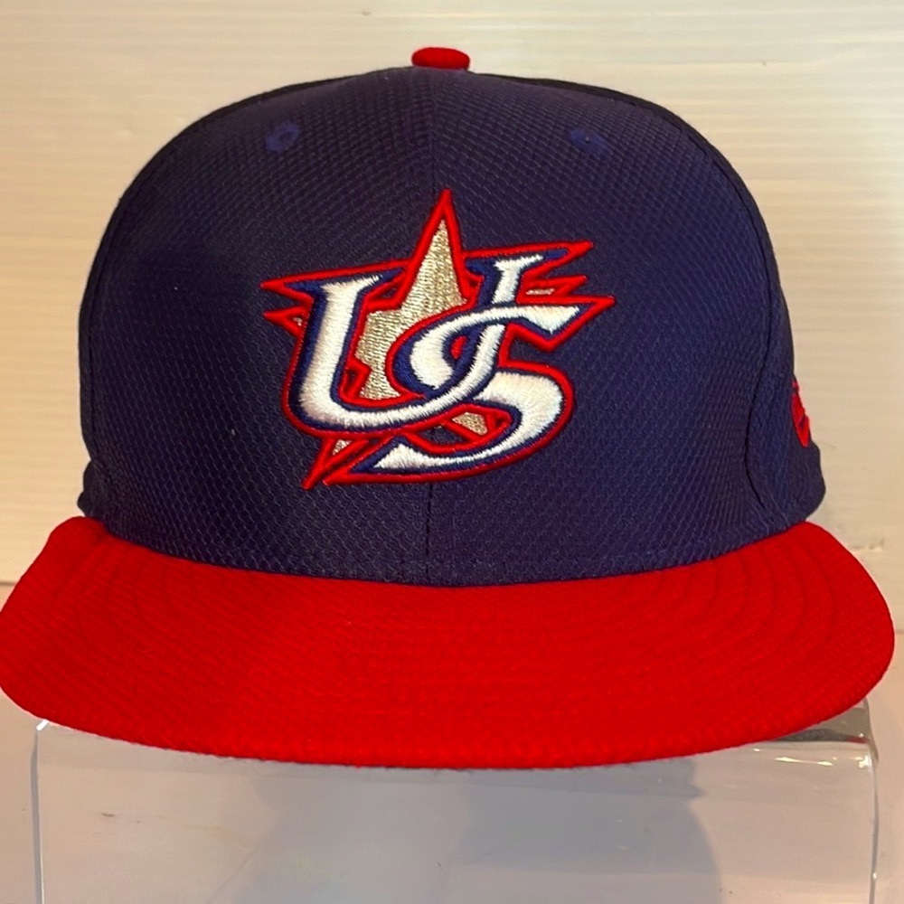 Men's New Era USA World Baseball Classic Embroidered Patch 59Fifty Fitted Hat